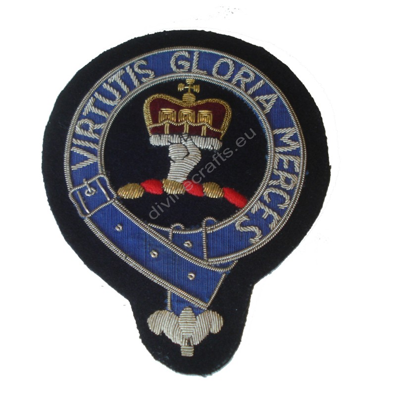 Clan Hand Embroidered Blazer Badge