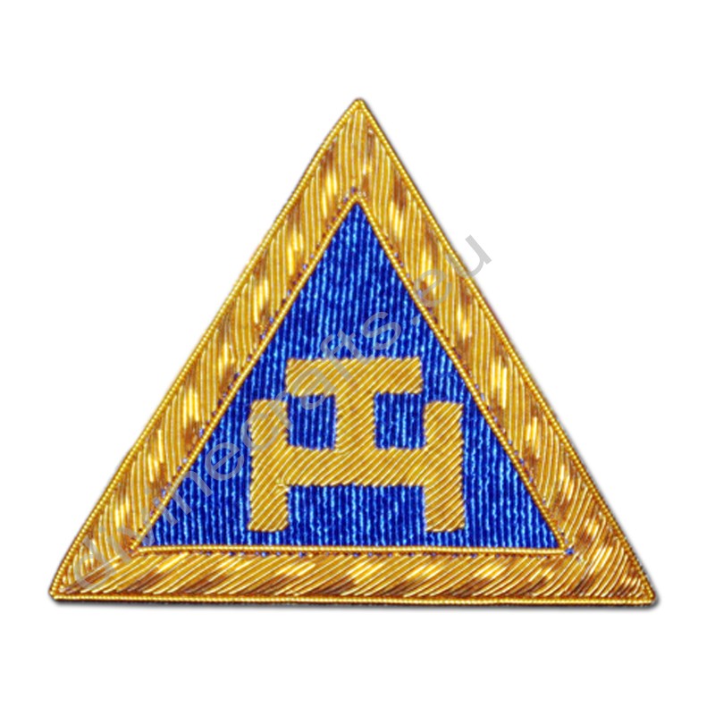 Masonic Royal Arch Embroidered Triple T Badges
