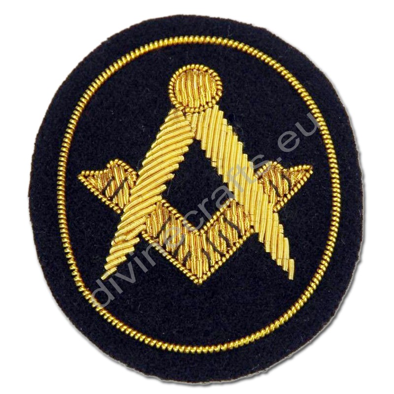 Civil War Masonic Embroidered Mason Small Badge