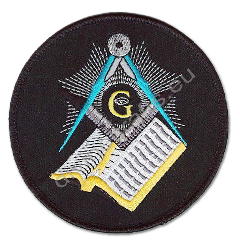 Masonic Crest Bible Embroidered Patch