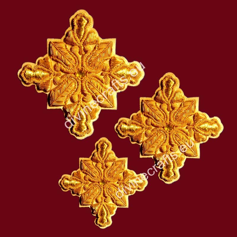 Applique Embroidered Cross Set 
