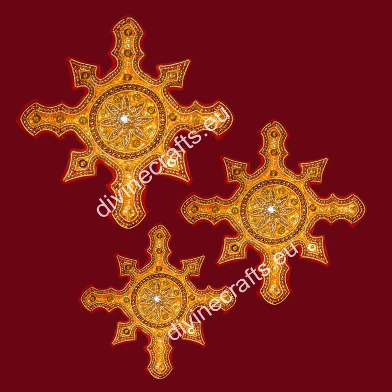 Embroidered Stunning Cross Set 