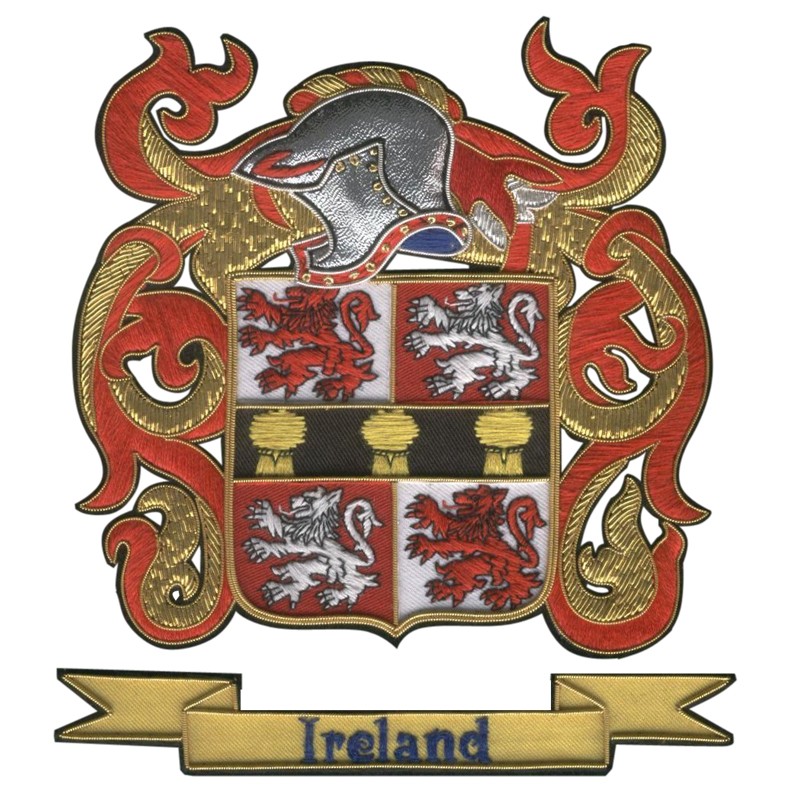 Ireland Lolley Family Crest Badges