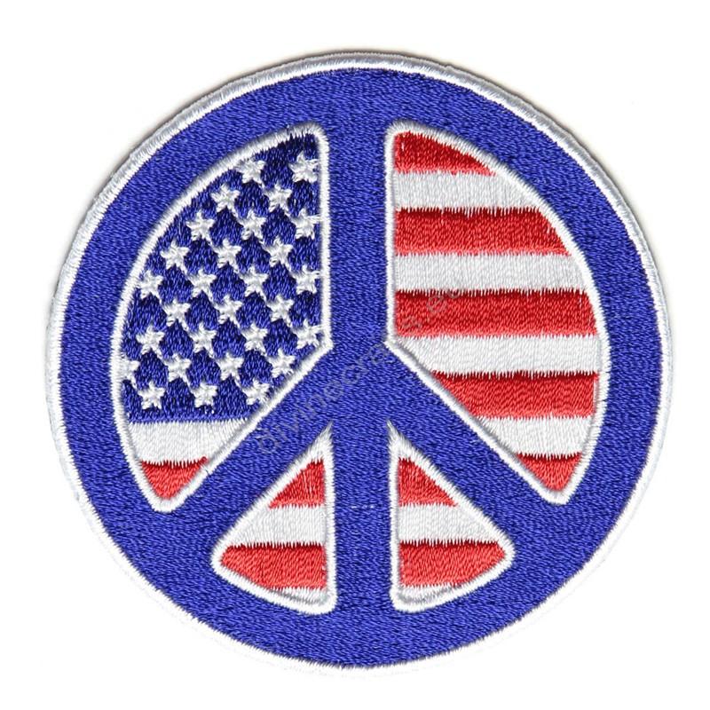 American Flag Peace Patch