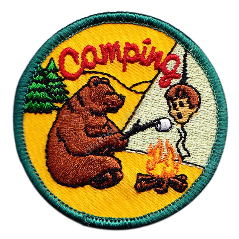 Camping Embroidered Patch