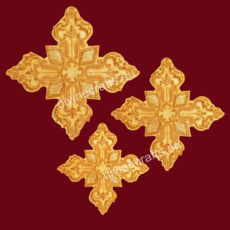 Embroidered Cross Set For Orthodox  