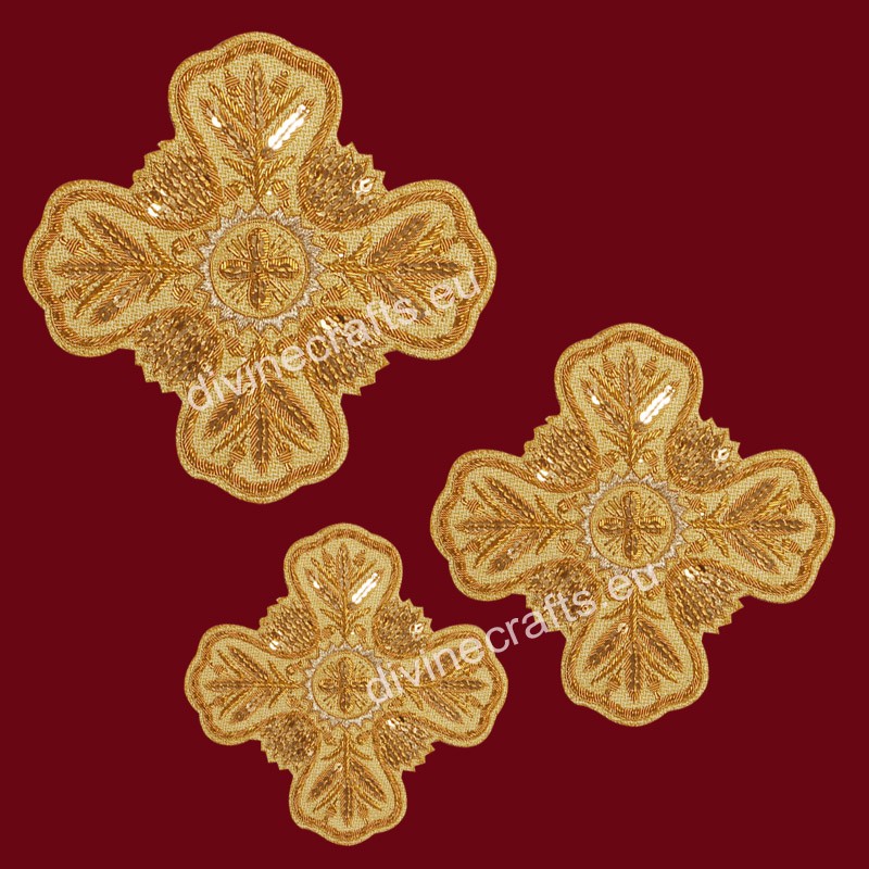 Hand Made Cross Set of Tirtiri Gold  