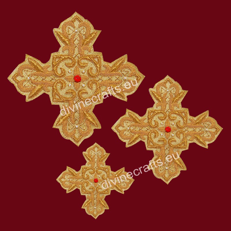 Latest Design of Tirtiri Gold Cross Set 