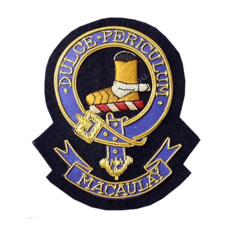 Macaulay Clan Crest Blazer Badge
