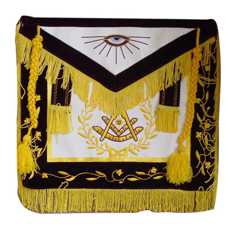 Past Master Embroidered Apron