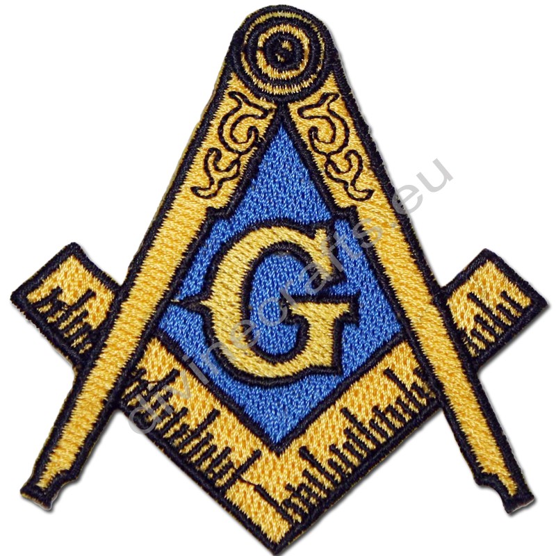 Embroidered Treasure Masonic Emblem Patch