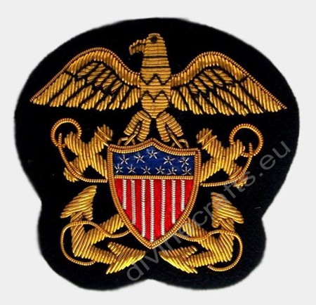 US Bullion Wire Blazer Badge