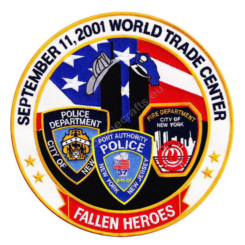 Fallen Heroes Police Embroidered Patch