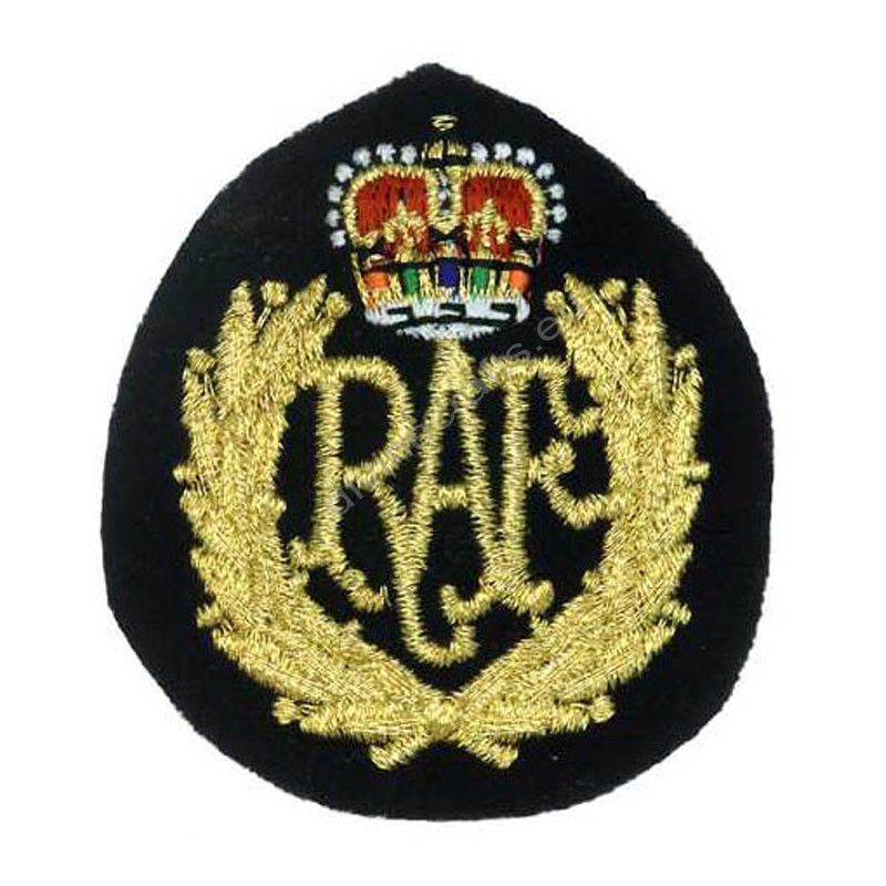 Gold Royal Embroidered Patch