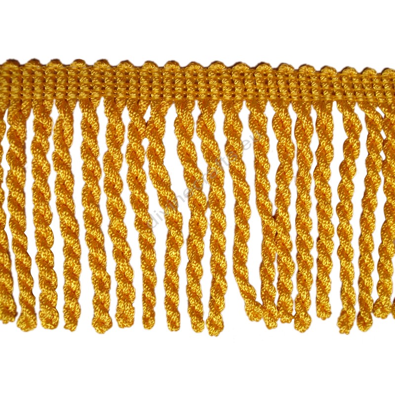 Chainette Rayon Yellow Gold Bullion Fringe