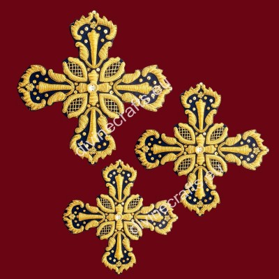 Priest Set of Embroidered Crosses