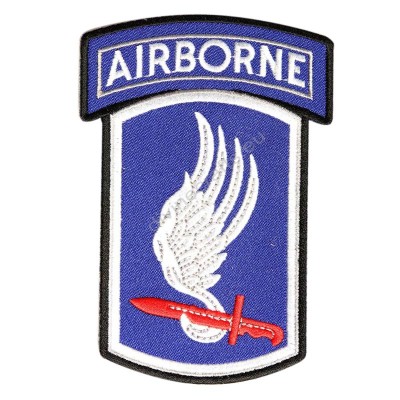Blue Airborne Patch