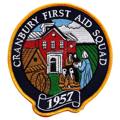 Cranberry First Aid Squad Embroidered Patch
