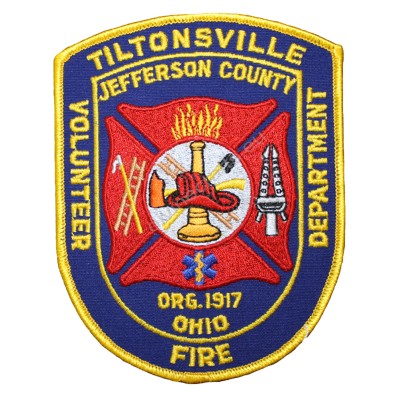 Embroidered Fire Tiltonsville Patches