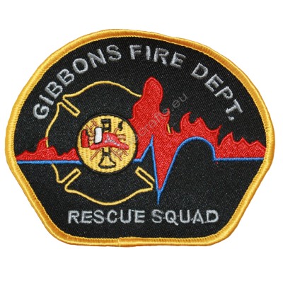 Fire Gibbons Embroidery Patch