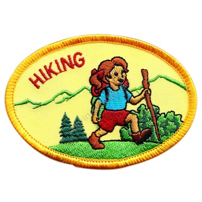 Hiking Embroidered Patch