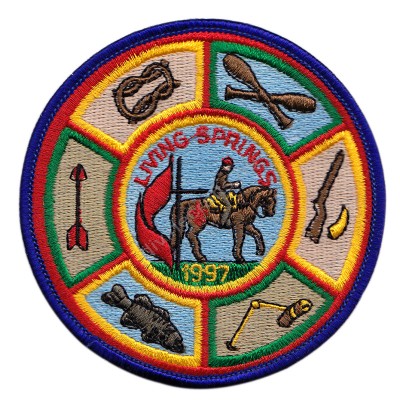 Living Spring Embroidered Patch