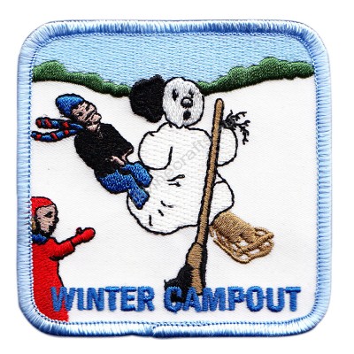 Winter Campout Embroidered Patch