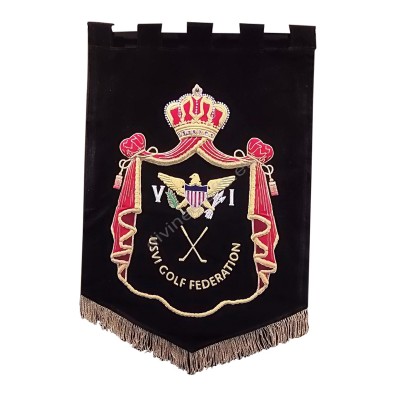 Embroidered Club House Banner