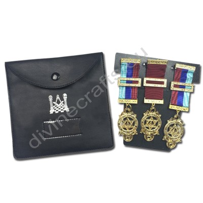 High Quality Masonic Regalia Pocket Jewel Holder / Wallet Masonic Carry Case