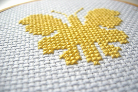 Cross stitch fabric